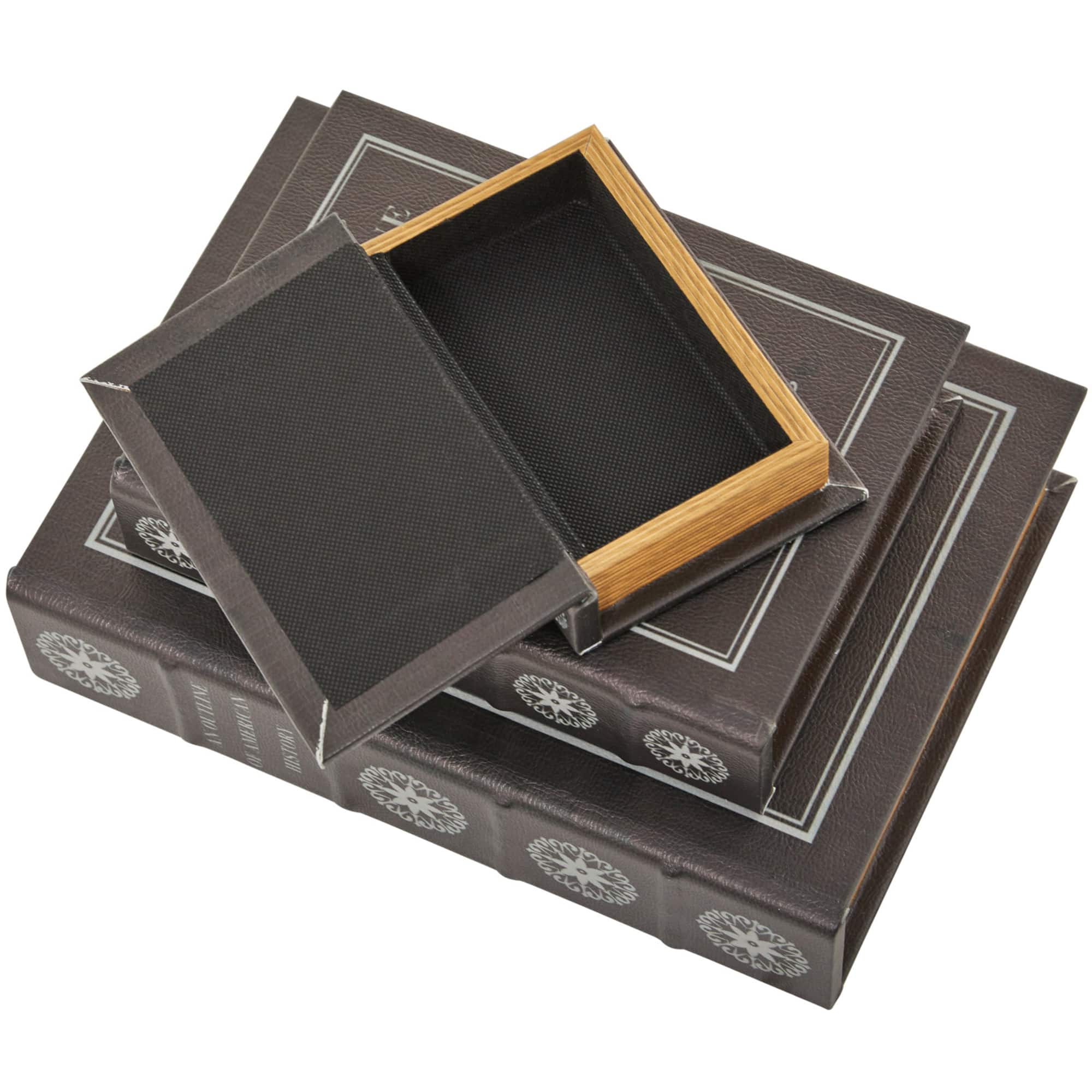American History Faux Leather Faux Book Box Set